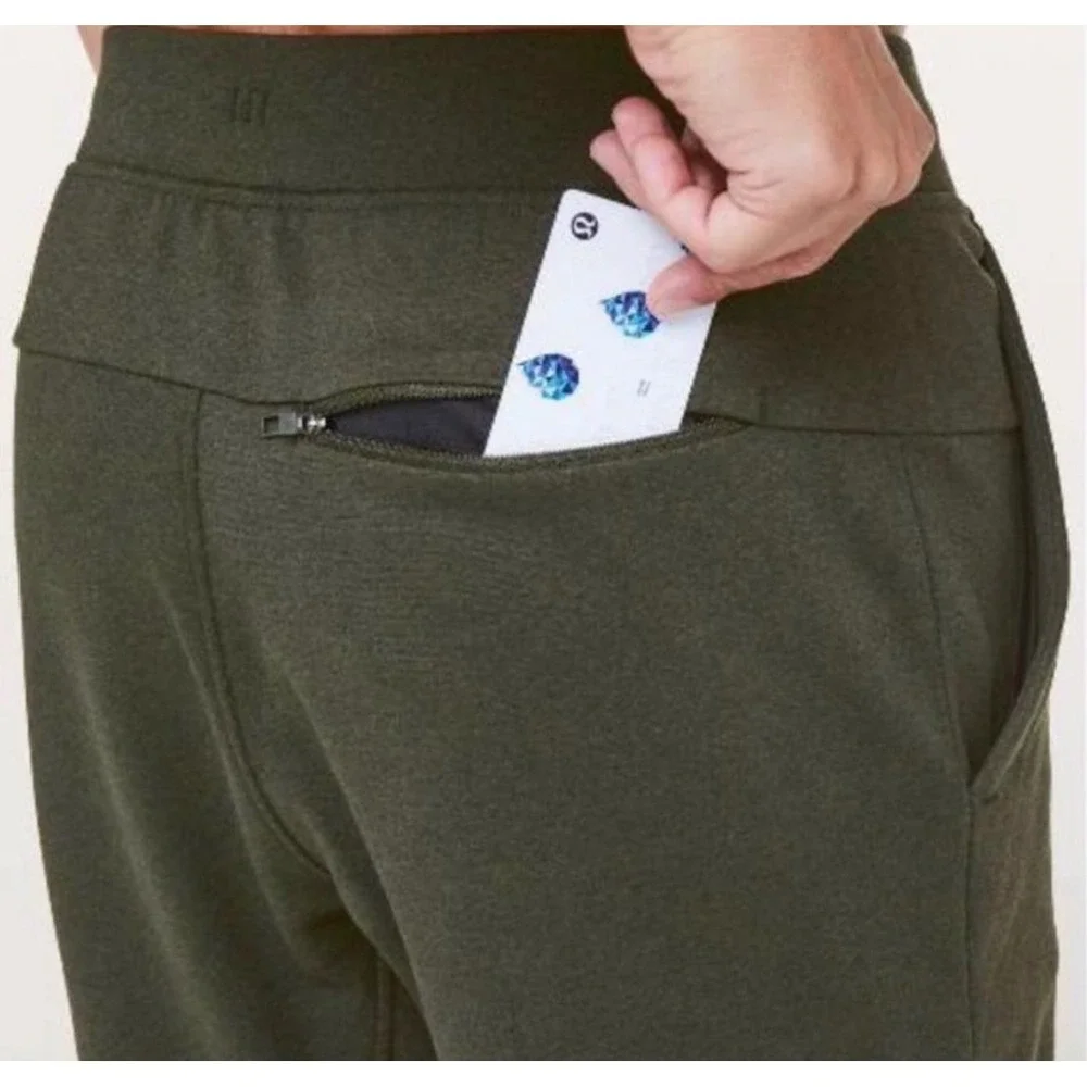Lululemon City Sweat Jogger Mens Small Olive Green French Terry Sweatpants S - Picture 4 of 7